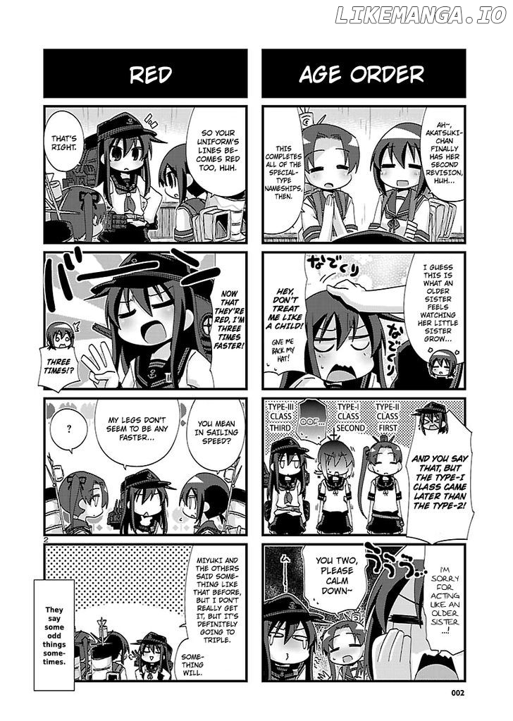 Kantai Collection - Kankore - 4-koma Comic - Fubuki, Ganbarimasu! chapter 125 - page 2