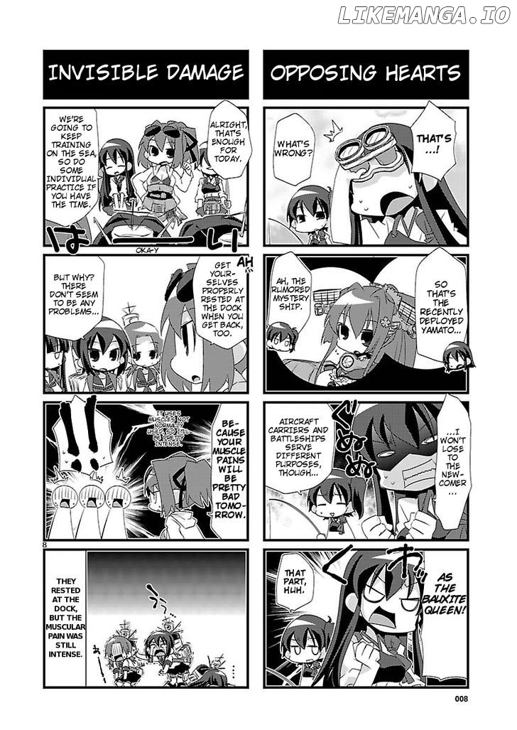 Kantai Collection - Kankore - 4-koma Comic - Fubuki, Ganbarimasu! chapter 9 - page 8