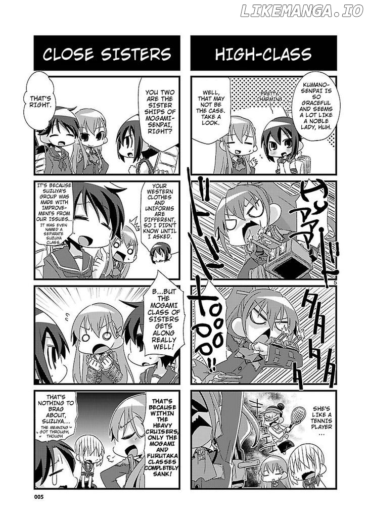 Kantai Collection - Kankore - 4-koma Comic - Fubuki, Ganbarimasu! chapter 10 - page 5