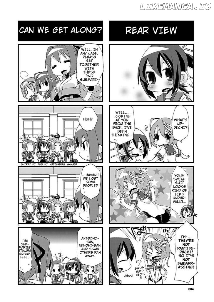 Kantai Collection - Kankore - 4-koma Comic - Fubuki, Ganbarimasu! chapter 12 - page 4
