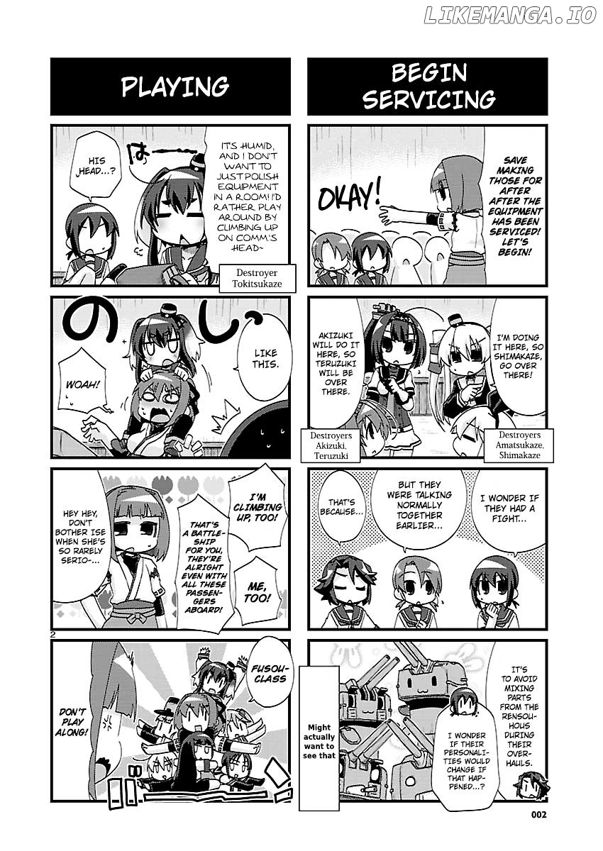 Kantai Collection - Kankore - 4-koma Comic - Fubuki, Ganbarimasu! chapter 128 - page 2
