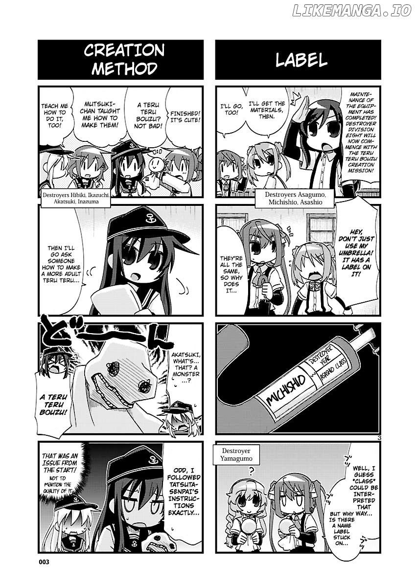 Kantai Collection - Kankore - 4-koma Comic - Fubuki, Ganbarimasu! chapter 128 - page 3