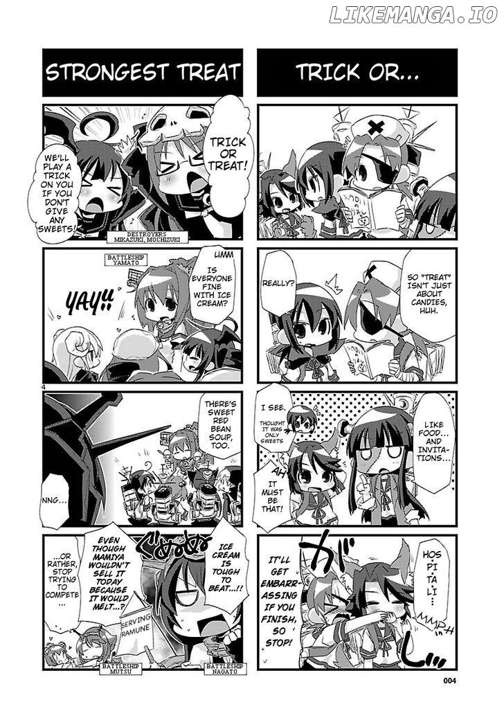 Kantai Collection - Kankore - 4-koma Comic - Fubuki, Ganbarimasu! chapter 14 - page 4