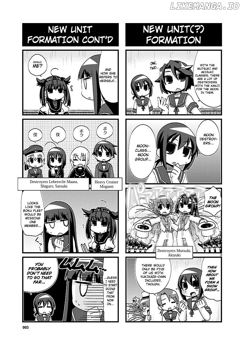 Kantai Collection - Kankore - 4-koma Comic - Fubuki, Ganbarimasu! chapter 129 - page 3