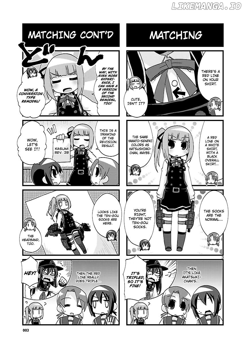 Kantai Collection - Kankore - 4-koma Comic - Fubuki, Ganbarimasu! chapter 131 - page 3