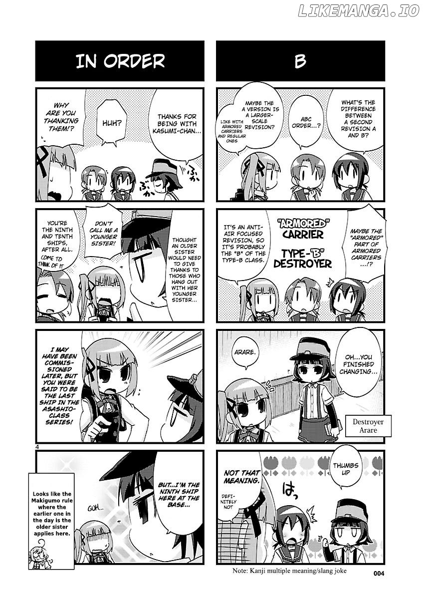 Kantai Collection - Kankore - 4-koma Comic - Fubuki, Ganbarimasu! chapter 131 - page 4