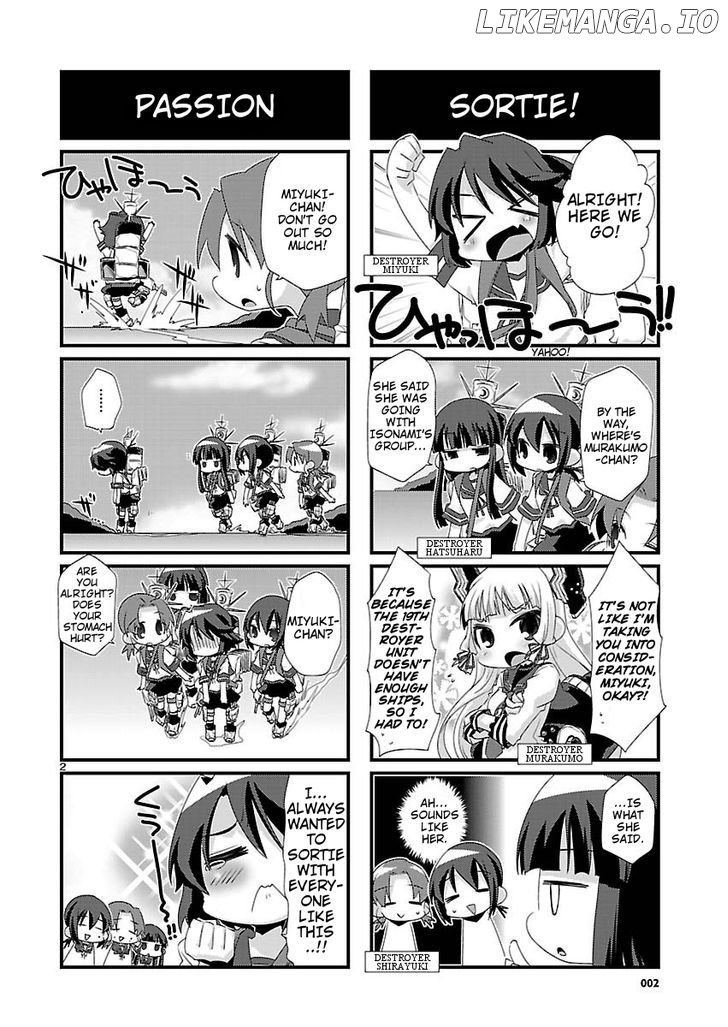 Kantai Collection - Kankore - 4-koma Comic - Fubuki, Ganbarimasu! chapter 15 - page 2
