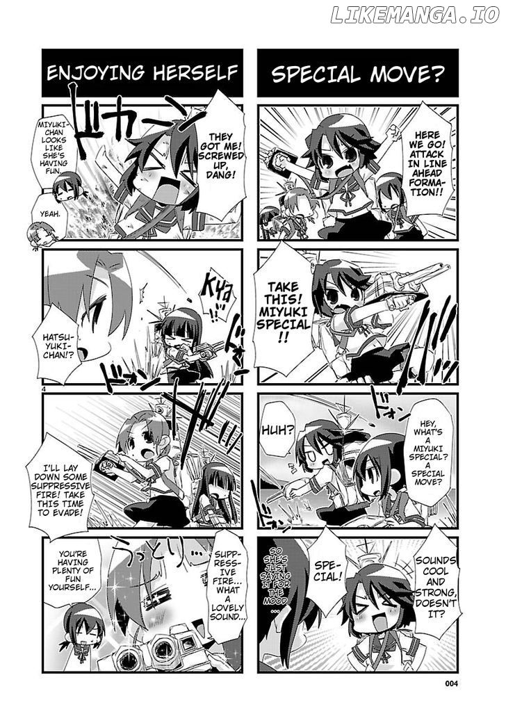 Kantai Collection - Kankore - 4-koma Comic - Fubuki, Ganbarimasu! chapter 15 - page 4