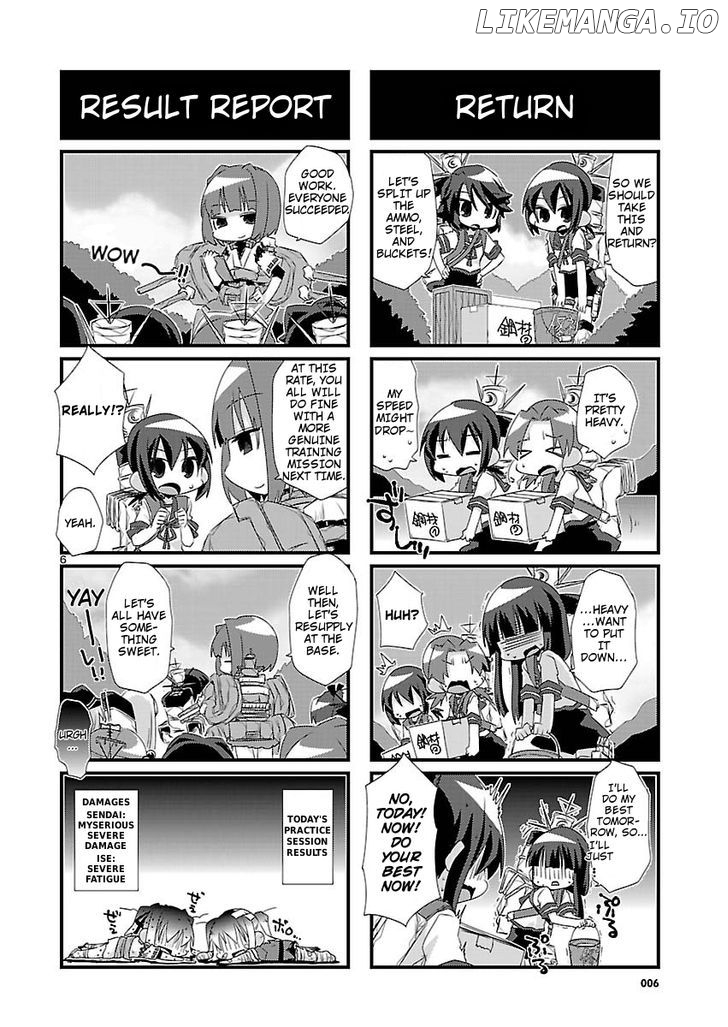 Kantai Collection - Kankore - 4-koma Comic - Fubuki, Ganbarimasu! chapter 15 - page 6