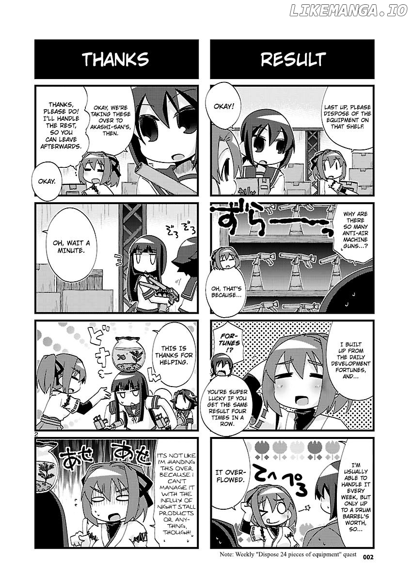 Kantai Collection - Kankore - 4-koma Comic - Fubuki, Ganbarimasu! chapter 132 - page 2