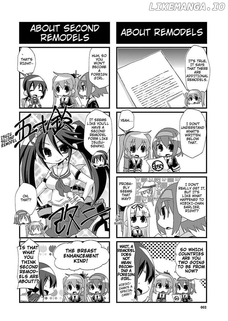 Kantai Collection - Kankore - 4-koma Comic - Fubuki, Ganbarimasu! chapter 17 - page 2