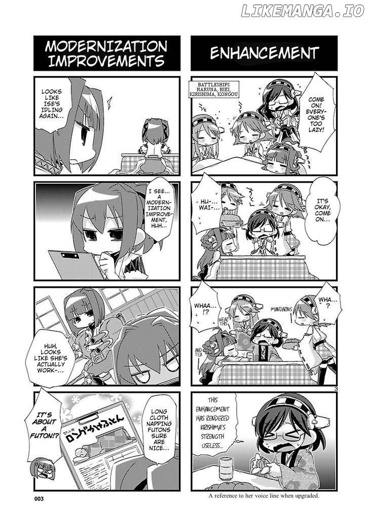 Kantai Collection - Kankore - 4-koma Comic - Fubuki, Ganbarimasu! chapter 18 - page 3