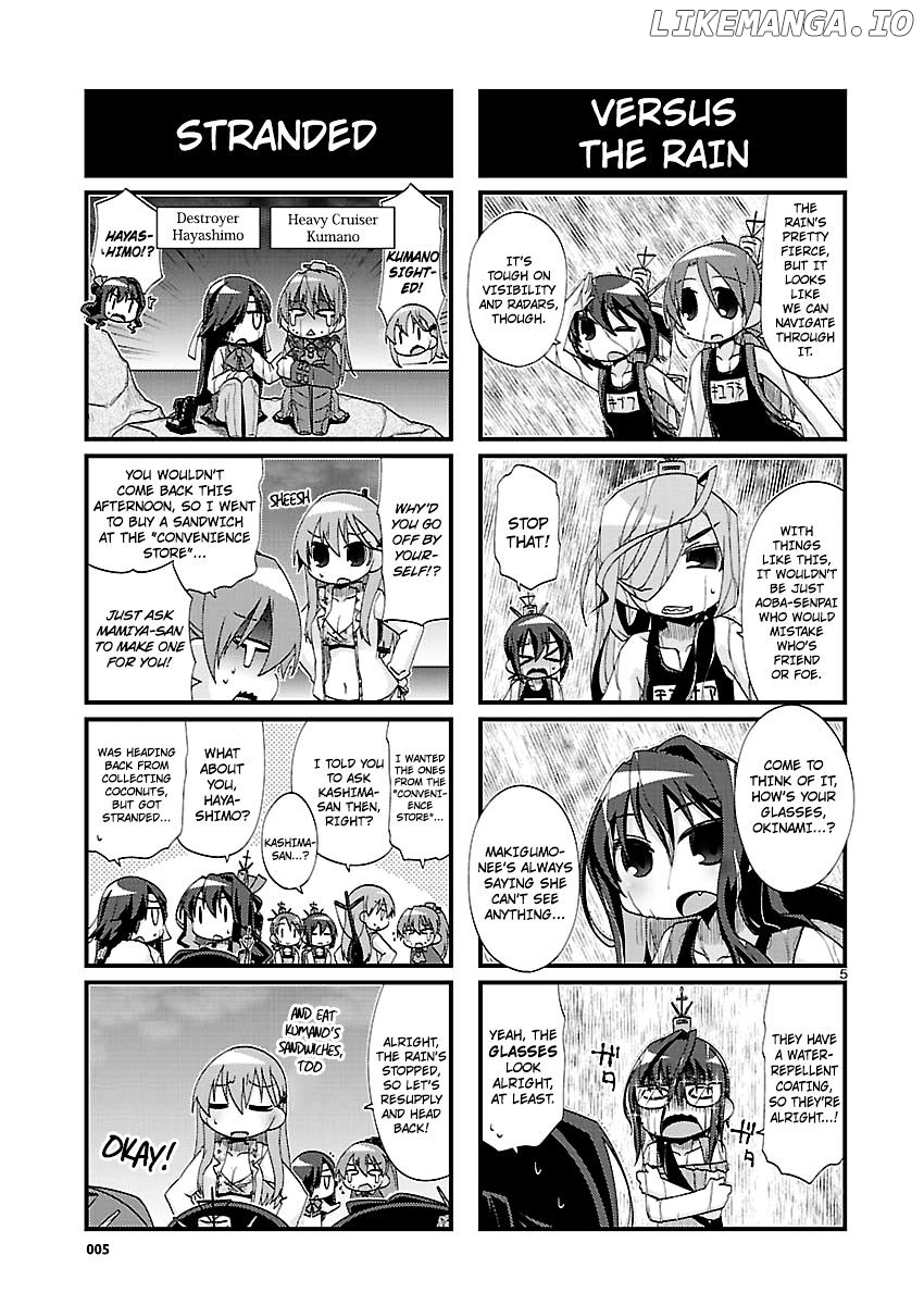 Kantai Collection - Kankore - 4-koma Comic - Fubuki, Ganbarimasu! chapter 133 - page 5