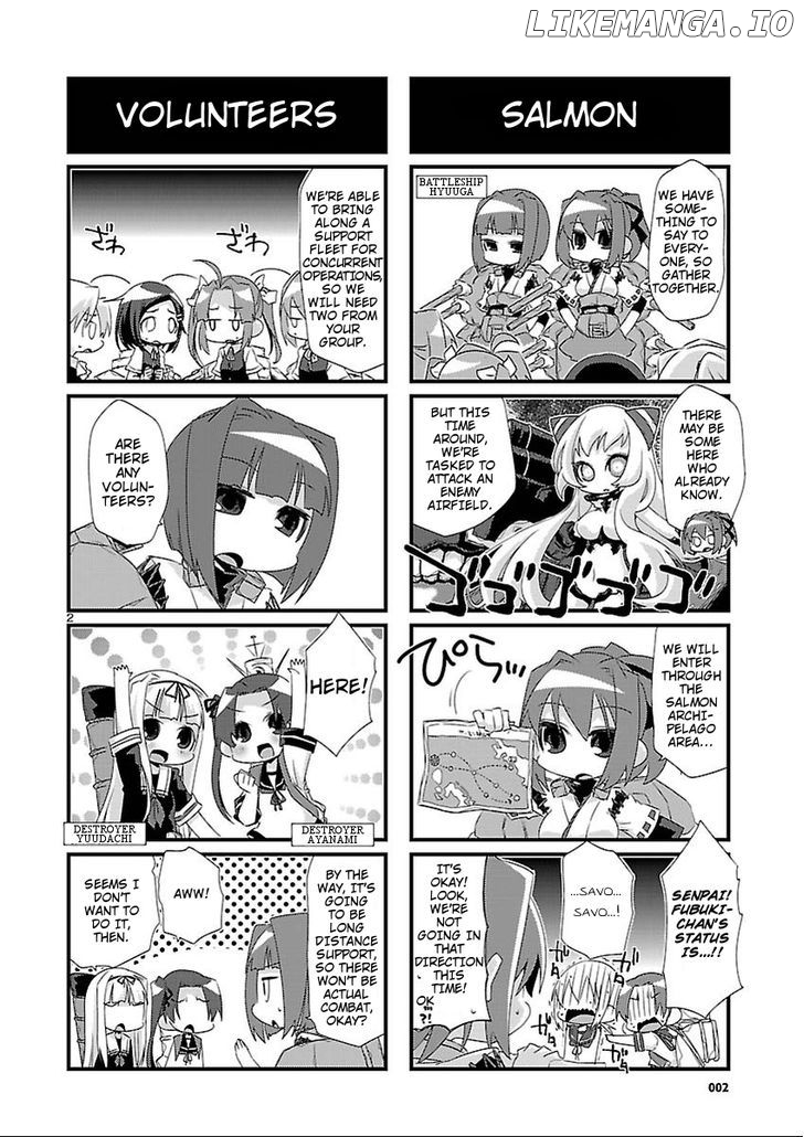 Kantai Collection - Kankore - 4-koma Comic - Fubuki, Ganbarimasu! chapter 20 - page 2