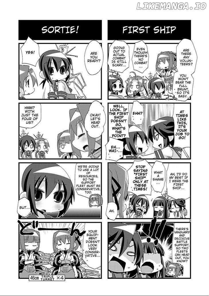 Kantai Collection - Kankore - 4-koma Comic - Fubuki, Ganbarimasu! chapter 20 - page 3