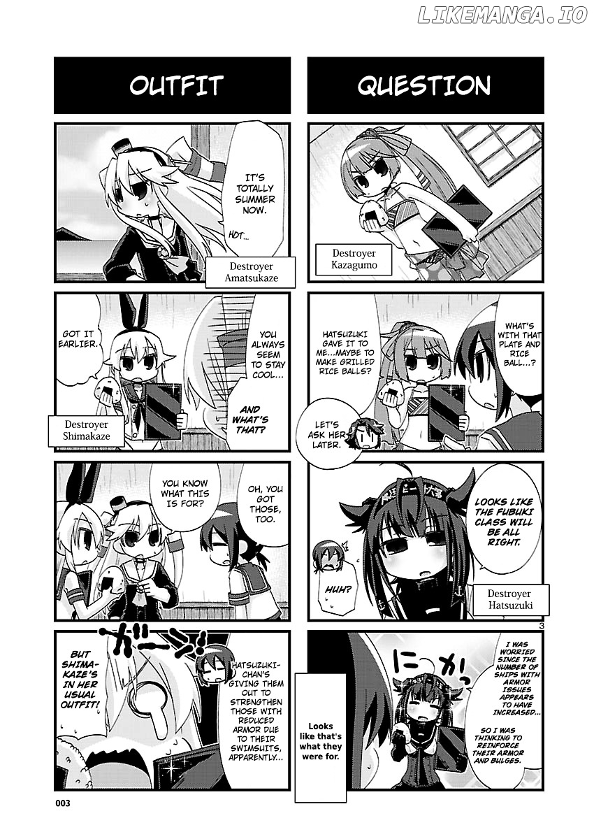 Kantai Collection - Kankore - 4-koma Comic - Fubuki, Ganbarimasu! chapter 135 - page 3