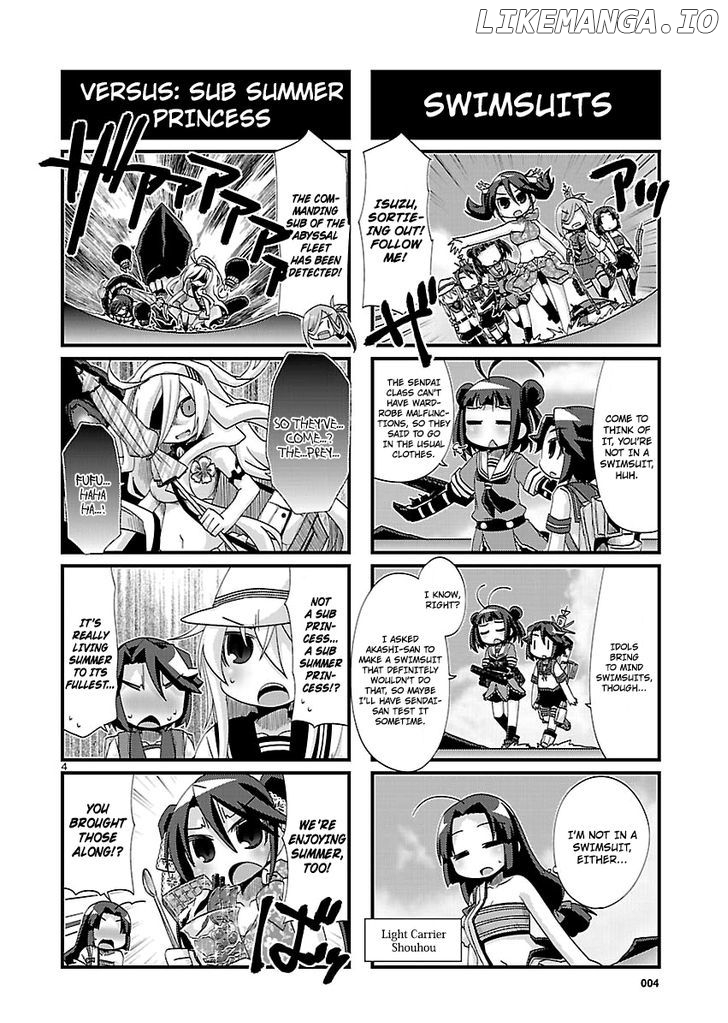 Kantai Collection - Kankore - 4-koma Comic - Fubuki, Ganbarimasu! chapter 136 - page 4