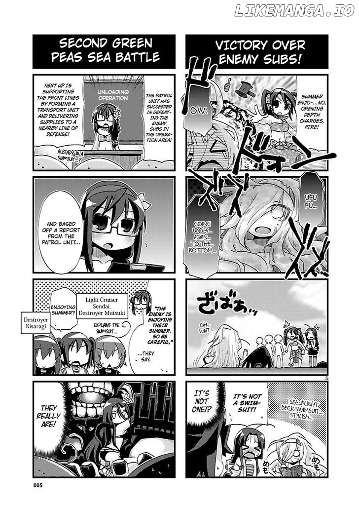 Kantai Collection - Kankore - 4-koma Comic - Fubuki, Ganbarimasu! chapter 136 - page 5