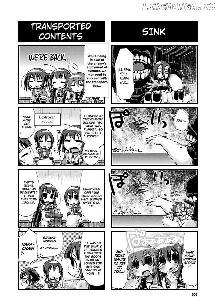 Kantai Collection - Kankore - 4-koma Comic - Fubuki, Ganbarimasu! chapter 136 - page 6