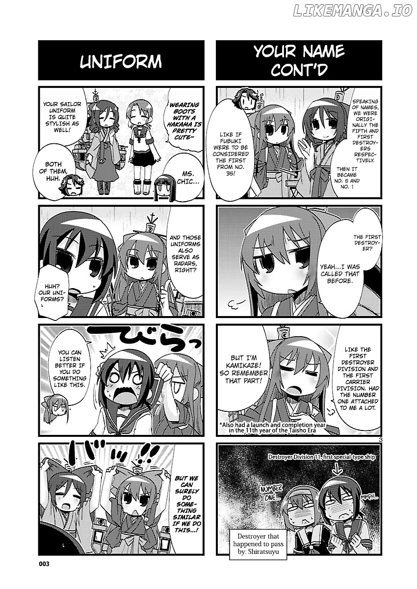 Kantai Collection - Kankore - 4-koma Comic - Fubuki, Ganbarimasu! chapter 139 - page 3