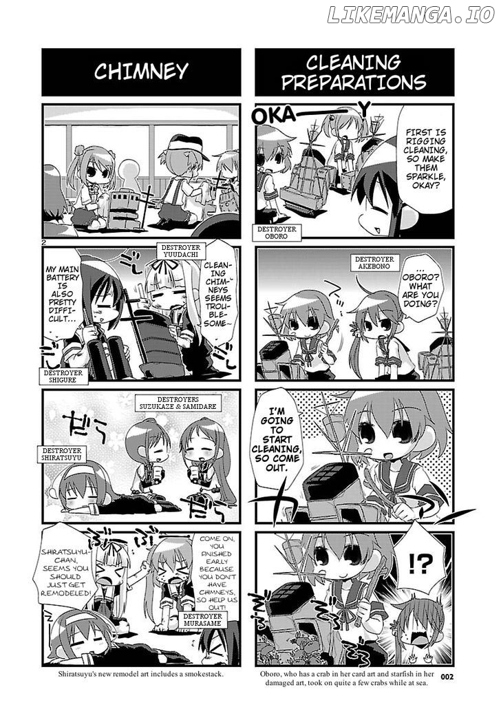 Kantai Collection - Kankore - 4-koma Comic - Fubuki, Ganbarimasu! chapter 23 - page 2