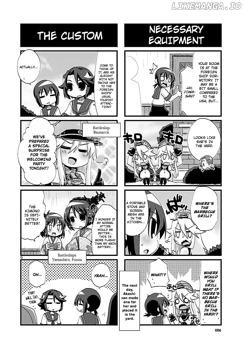 Kantai Collection - Kankore - 4-koma Comic - Fubuki, Ganbarimasu! chapter 140 - page 6