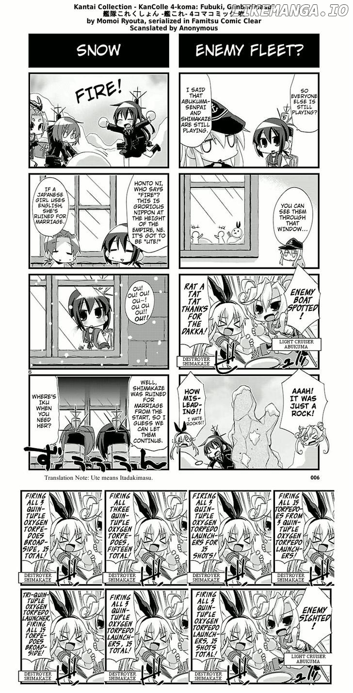 Kantai Collection - Kankore - 4-koma Comic - Fubuki, Ganbarimasu! chapter 24 - page 7
