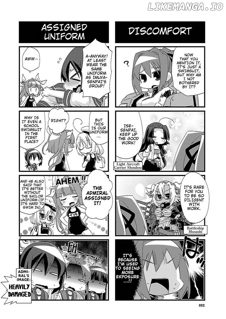 Kantai Collection - Kankore - 4-koma Comic - Fubuki, Ganbarimasu! chapter 25 - page 2