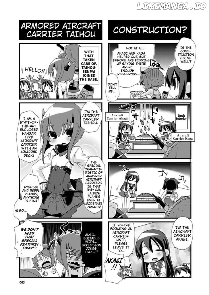 Kantai Collection - Kankore - 4-koma Comic - Fubuki, Ganbarimasu! chapter 26 - page 3