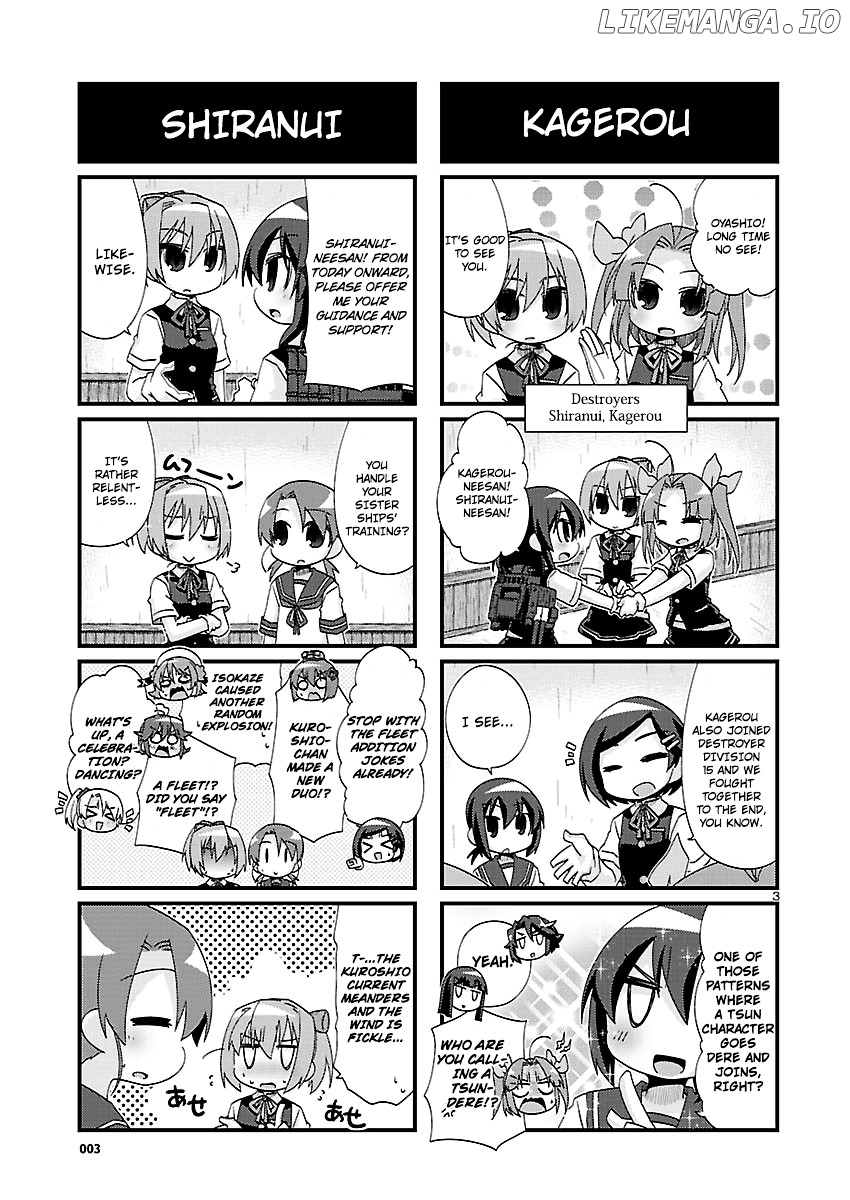 Kantai Collection - Kankore - 4-koma Comic - Fubuki, Ganbarimasu! chapter 142 - page 3