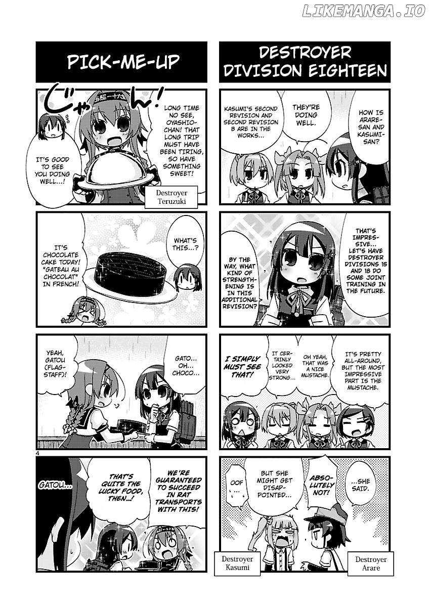 Kantai Collection - Kankore - 4-koma Comic - Fubuki, Ganbarimasu! chapter 142 - page 4