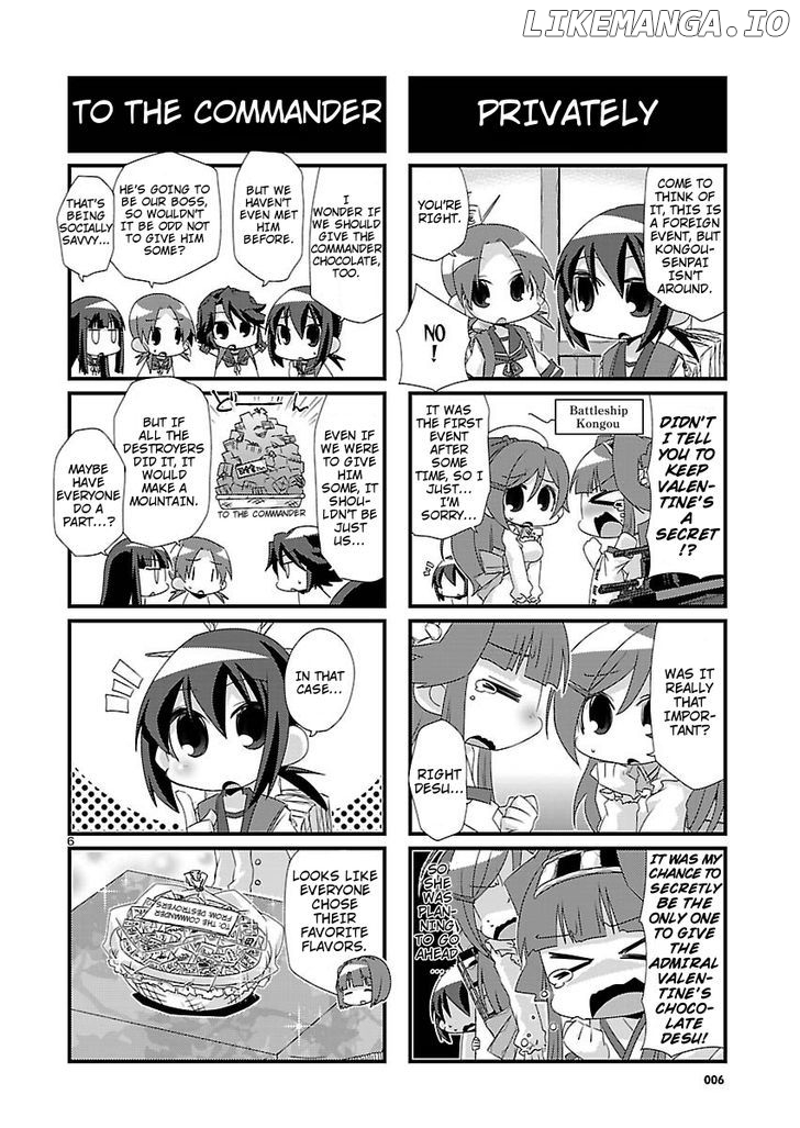 Kantai Collection - Kankore - 4-koma Comic - Fubuki, Ganbarimasu! chapter 29 - page 6