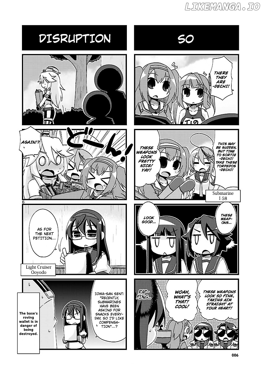 Kantai Collection - Kankore - 4-koma Comic - Fubuki, Ganbarimasu! chapter 145 - page 6