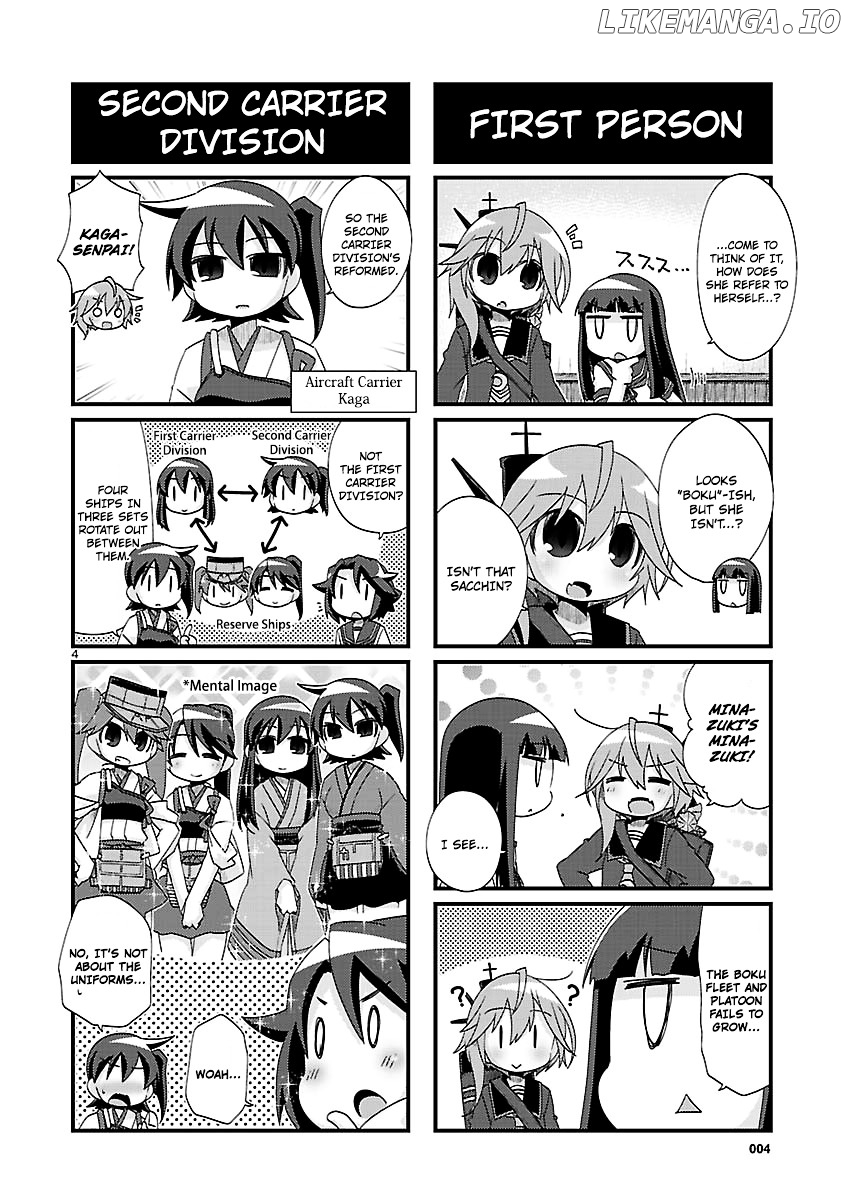 Kantai Collection - Kankore - 4-koma Comic - Fubuki, Ganbarimasu! chapter 146 - page 4