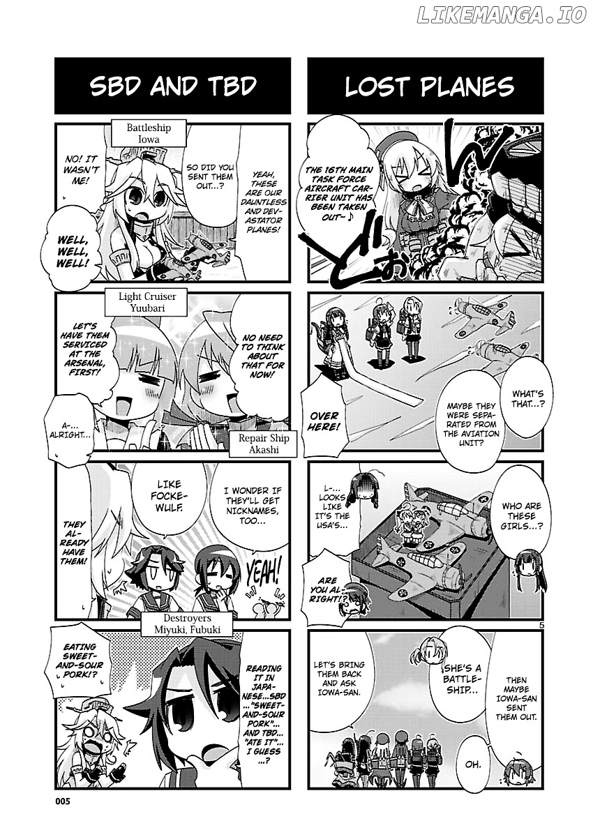 Kantai Collection - Kankore - 4-koma Comic - Fubuki, Ganbarimasu! chapter 147 - page 5