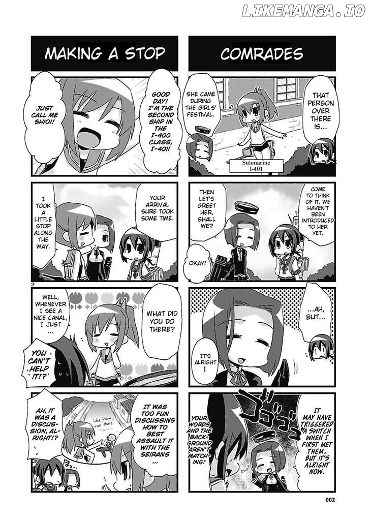 Kantai Collection - Kankore - 4-koma Comic - Fubuki, Ganbarimasu! chapter 33 - page 2