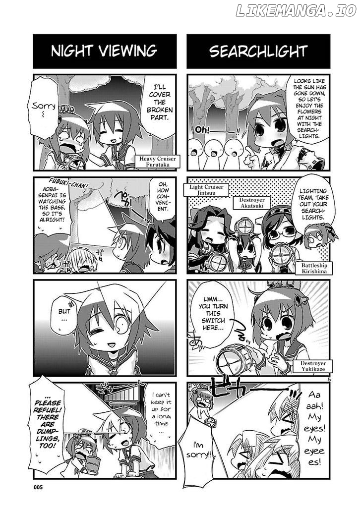 Kantai Collection - Kankore - 4-koma Comic - Fubuki, Ganbarimasu! chapter 35 - page 5