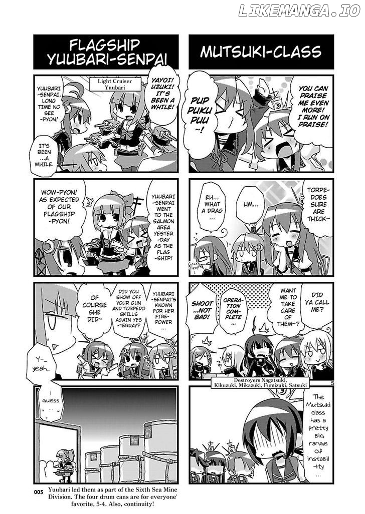 Kantai Collection - Kankore - 4-koma Comic - Fubuki, Ganbarimasu! chapter 36 - page 5