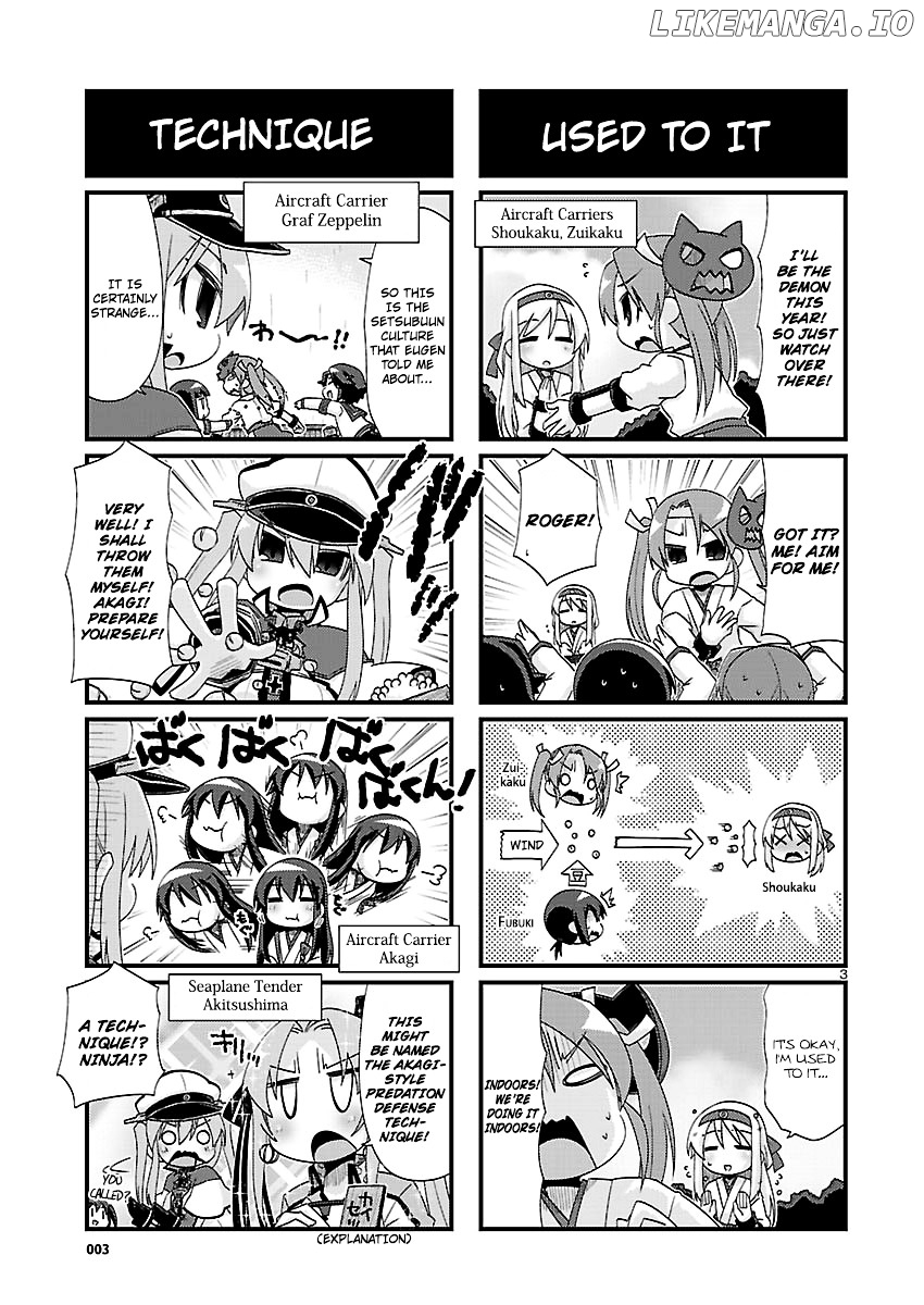 Kantai Collection - Kankore - 4-koma Comic - Fubuki, Ganbarimasu! chapter 153 - page 3