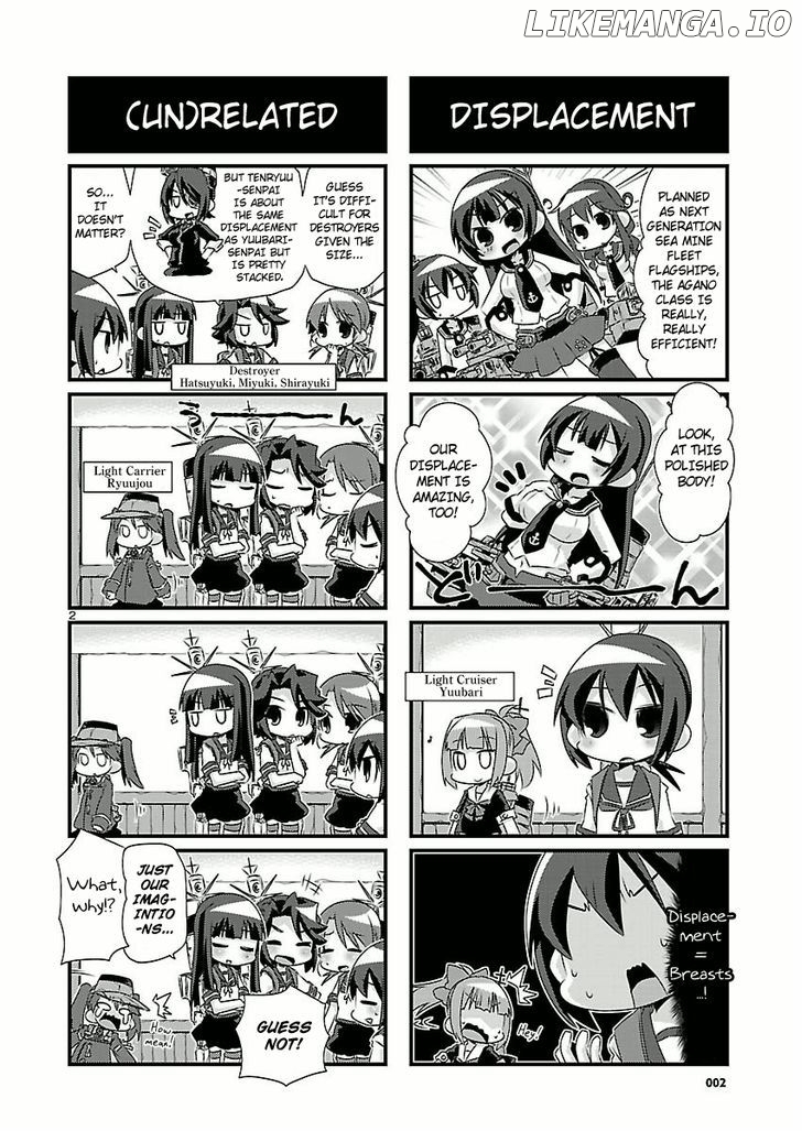 Kantai Collection - Kankore - 4-koma Comic - Fubuki, Ganbarimasu! chapter 38 - page 2