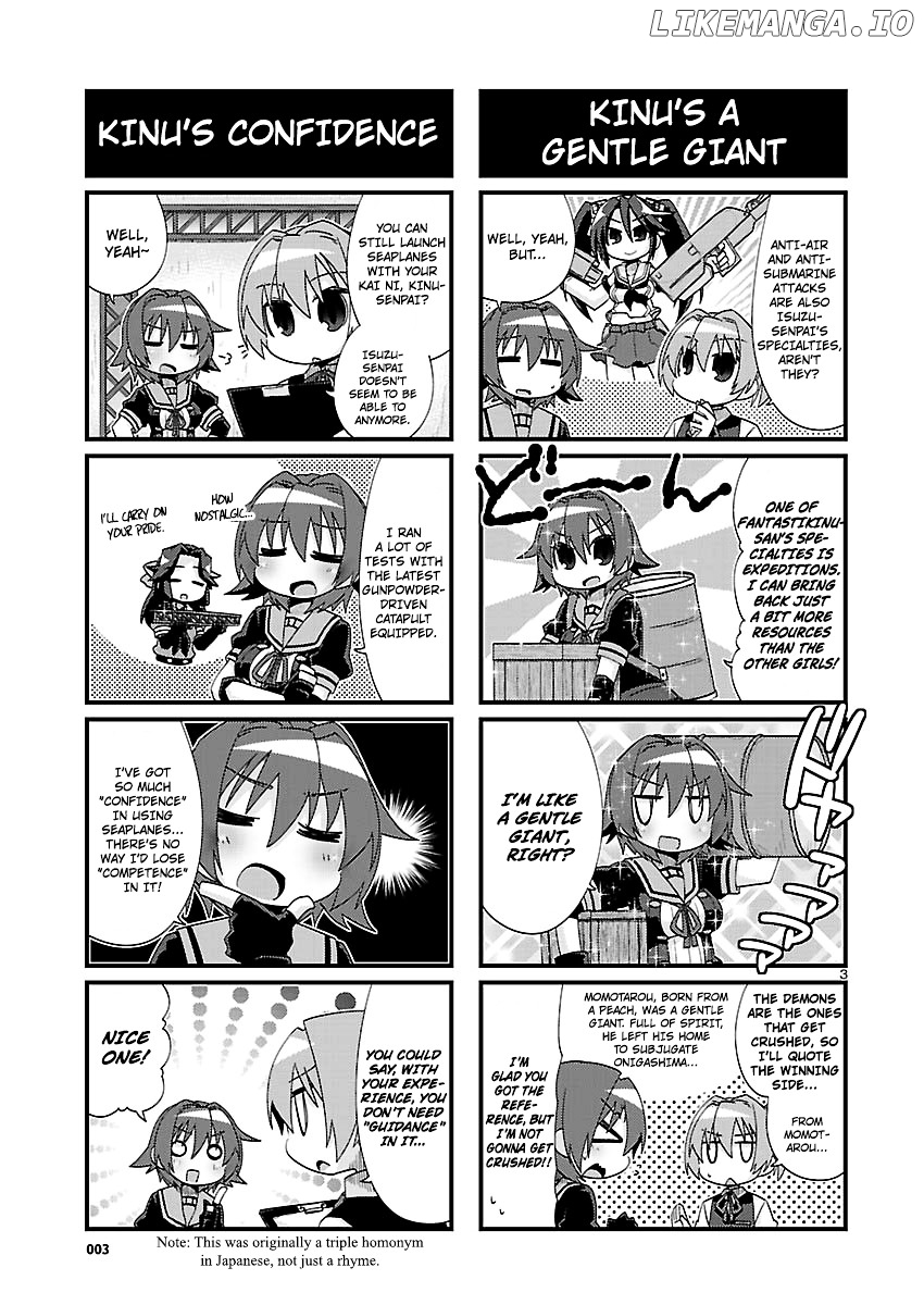 Kantai Collection - Kankore - 4-koma Comic - Fubuki, Ganbarimasu! chapter 154 - page 3