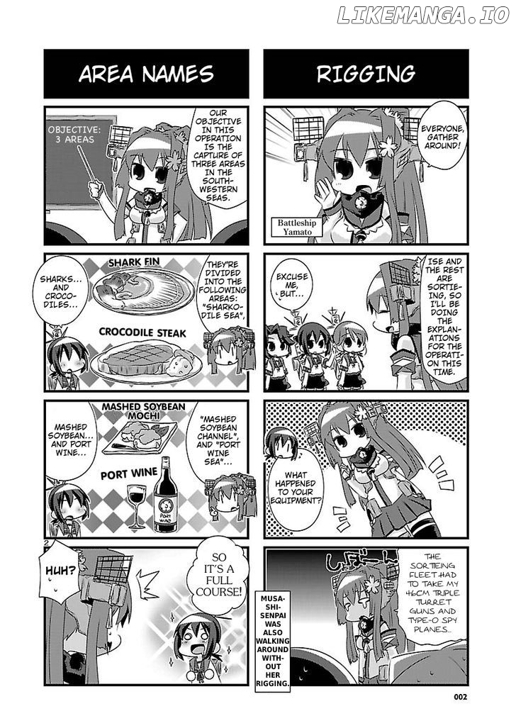 Kantai Collection - Kankore - 4-koma Comic - Fubuki, Ganbarimasu! chapter 40 - page 2