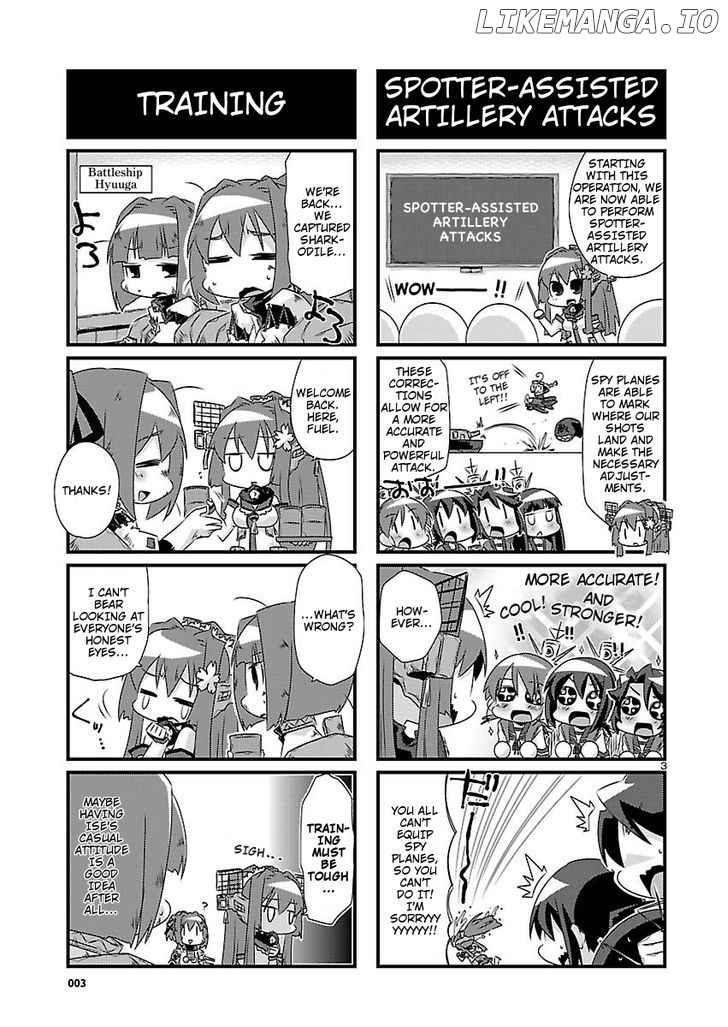 Kantai Collection - Kankore - 4-koma Comic - Fubuki, Ganbarimasu! chapter 40 - page 3