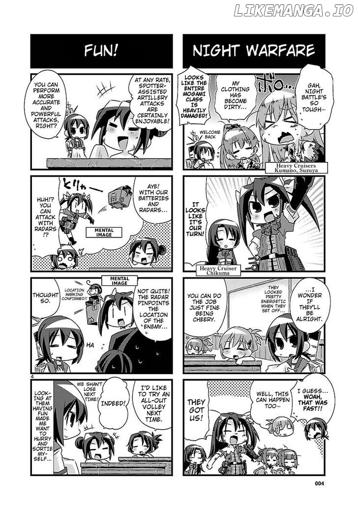 Kantai Collection - Kankore - 4-koma Comic - Fubuki, Ganbarimasu! chapter 40 - page 4
