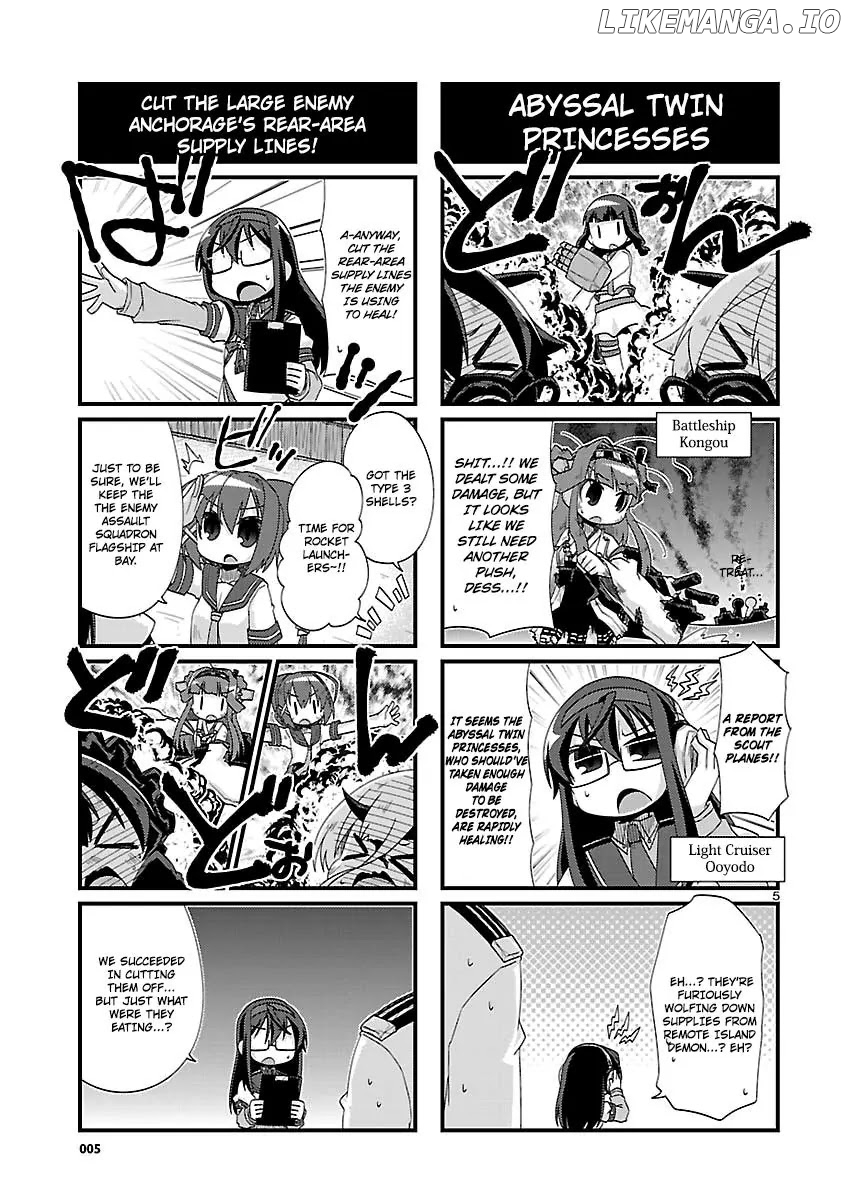 Kantai Collection - Kankore - 4-koma Comic - Fubuki, Ganbarimasu! chapter 155 - page 5