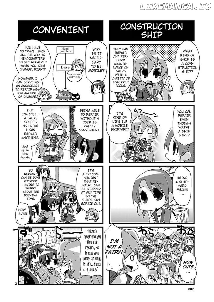 Kantai Collection - Kankore - 4-koma Comic - Fubuki, Ganbarimasu! chapter 41 - page 2
