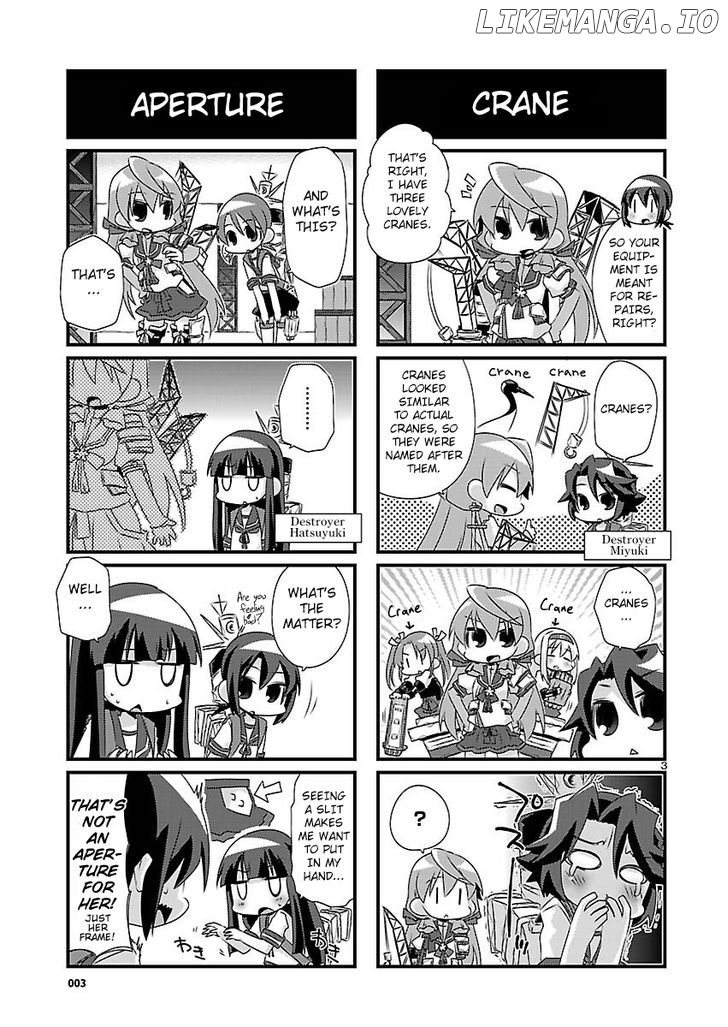 Kantai Collection - Kankore - 4-koma Comic - Fubuki, Ganbarimasu! chapter 41 - page 3