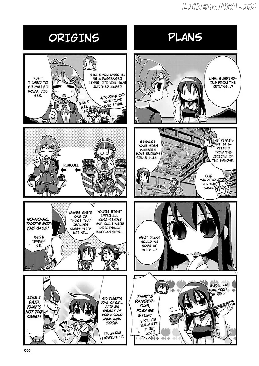Kantai Collection - Kankore - 4-koma Comic - Fubuki, Ganbarimasu! chapter 156 - page 5