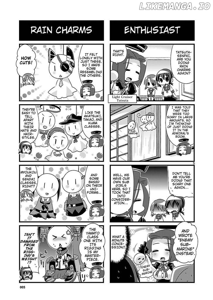 Kantai Collection - Kankore - 4-koma Comic - Fubuki, Ganbarimasu! chapter 44 - page 5