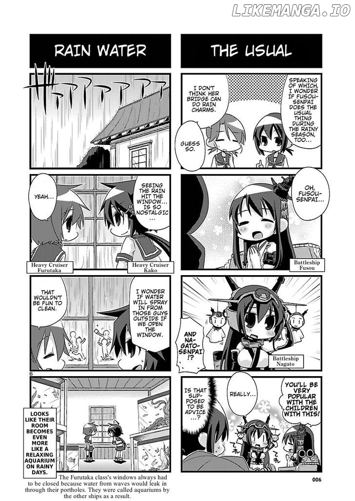 Kantai Collection - Kankore - 4-koma Comic - Fubuki, Ganbarimasu! chapter 44 - page 6